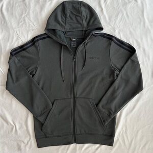 Adidas Men’s Green Zip Up Hoodie